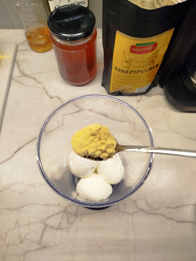 add powdered mustard