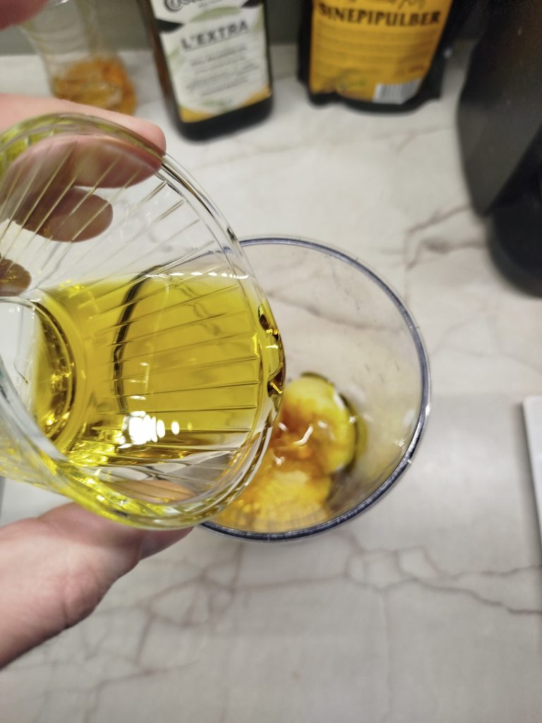 Ingredients for making mayonnaise from boiled eggs