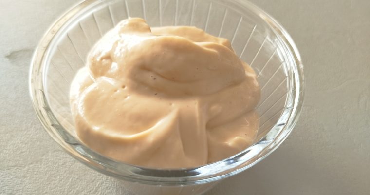 Homemade mayonnaise recipe using boiled eggs