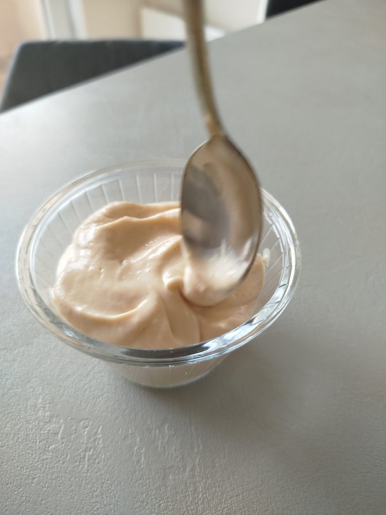 homemade mayonnaise from boiled eggs